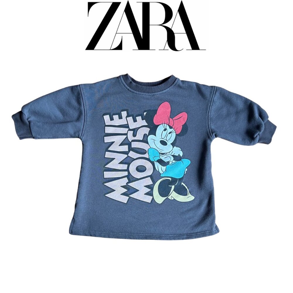 Zara's Minnie Mouse Sweatshirt 3/4 length sleeve